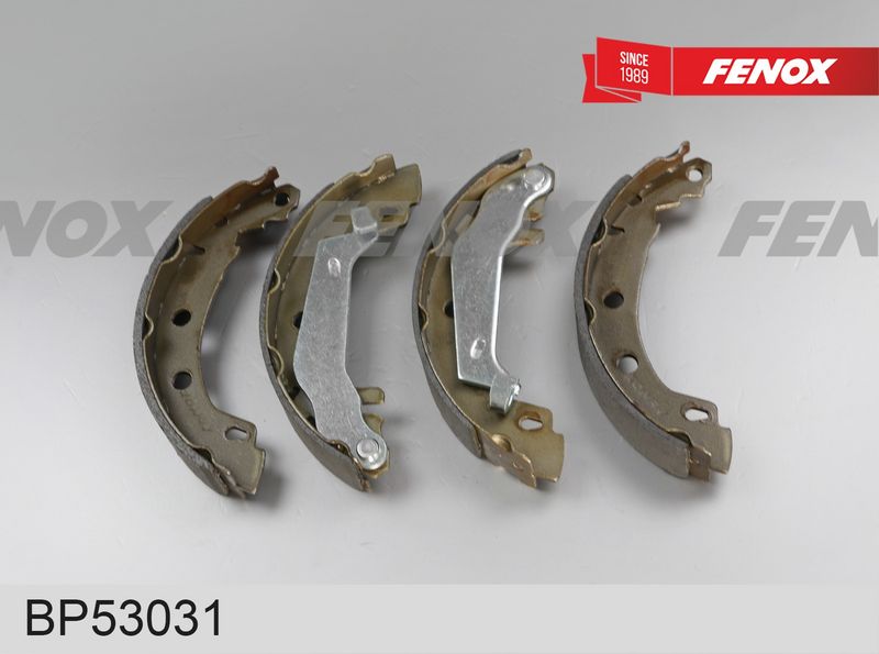 Комплект тормозных башмаков, барабанные тормоза FENOX BP53031