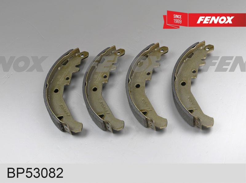 Комплект тормозных башмаков, барабанные тормоза FENOX BP53082