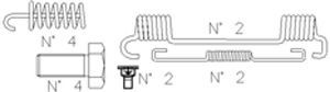 Комплектующие, тормозная колодка TRUSTING K311