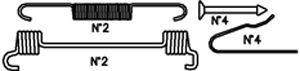 Комплектующие, тормозная колодка TRUSTING K356