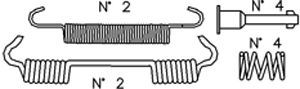 Комплектующие, тормозная колодка TRUSTING K374