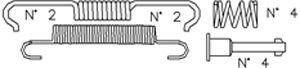 Комплектующие, тормозная колодка TRUSTING K375