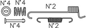 Комплектующие, тормозная колодка TRUSTING K392