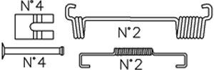Комплектующие, тормозная колодка TRUSTING K394