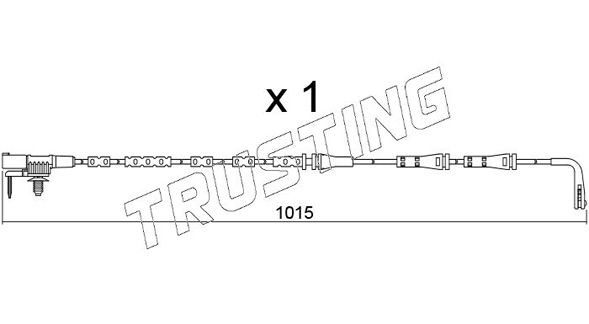 Сигнализатор, износ тормозных колодок TRUSTING SU357