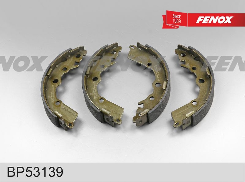 Комплект тормозных башмаков, барабанные тормоза FENOX BP53139