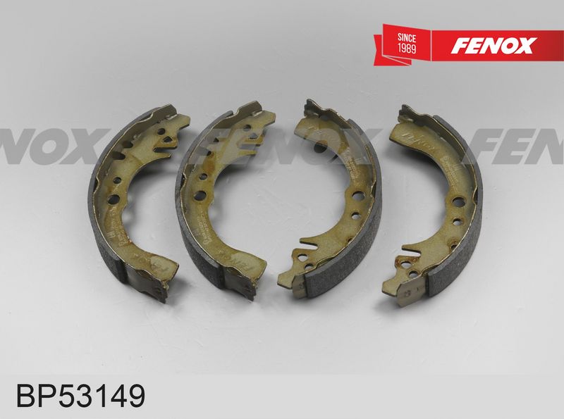 Комплект тормозных башмаков, барабанные тормоза FENOX BP53149