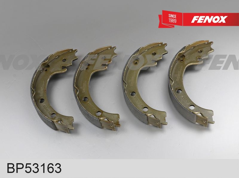 Комплект тормозных башмаков, барабанные тормоза FENOX BP53163