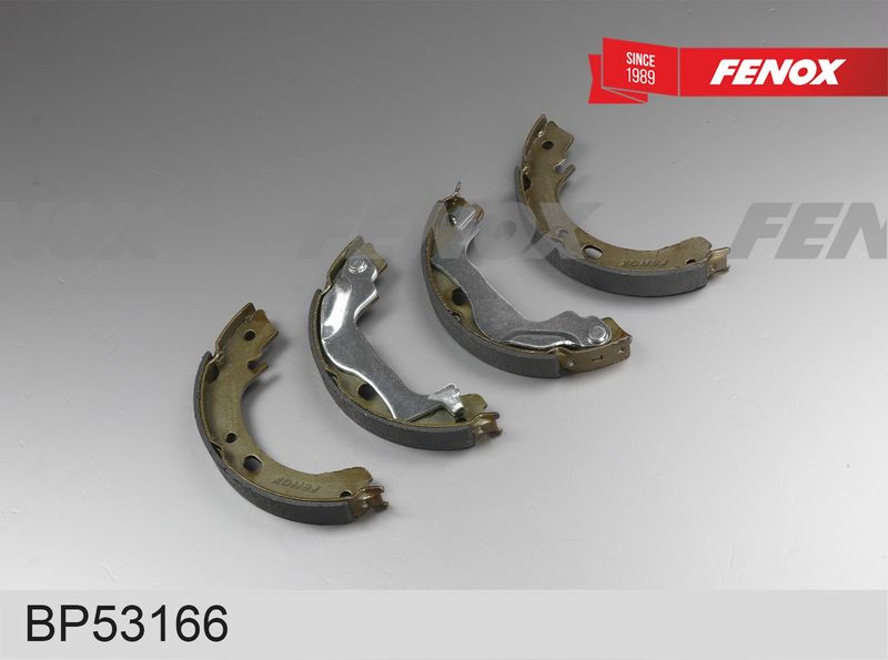 Комплект тормозных башмаков, барабанные тормоза FENOX BP53166