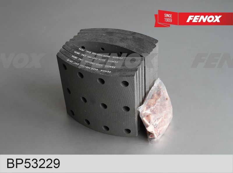 Комплект тормозных башмаков, барабанные тормоза FENOX BP53229