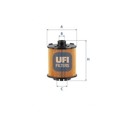 Масляный фильтр UFI 25VCC01