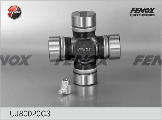 Шарнир, продольный вал FENOX UJ80020C3