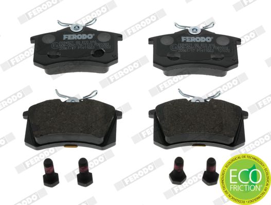 Комплект тормозных колодок, дисковый тормоз FERODO FDB1083