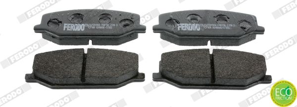 Комплект тормозных колодок, дисковый тормоз FERODO FDB396