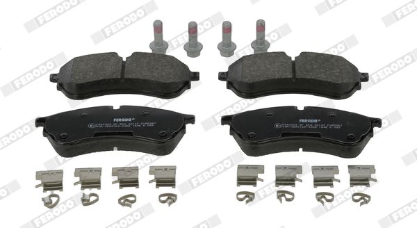 Комплект тормозных колодок, дисковый тормоз FERODO FVR5067