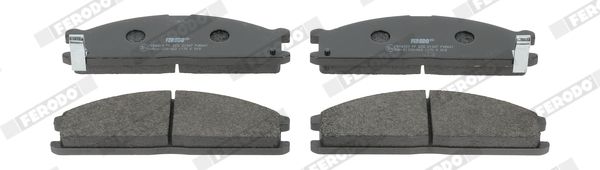 Комплект тормозных колодок, дисковый тормоз FERODO FVR641