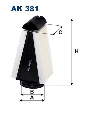 Воздушный фильтр FILTRON AK381