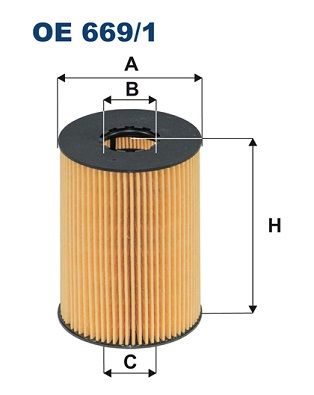 Масляный фильтр FILTRON OE6691