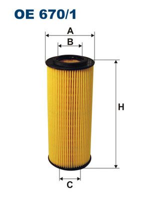 Масляный фильтр FILTRON OE6701