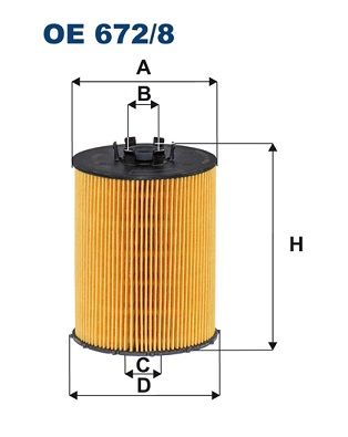 Масляный фильтр FILTRON OE6728