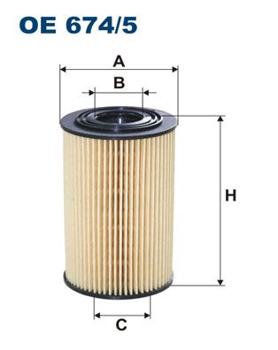 Масляный фильтр FILTRON OE6745