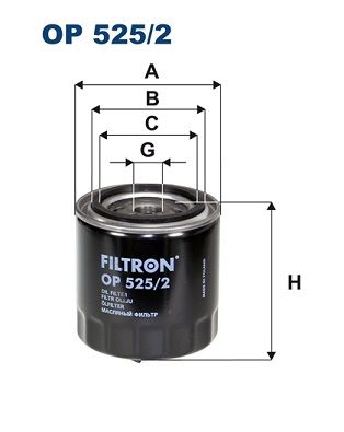 Масляный фильтр FILTRON OP5252