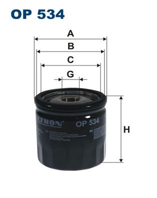 Масляный фильтр FILTRON OP534