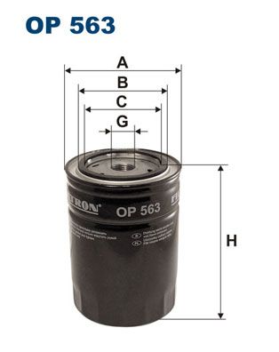 Масляный фильтр FILTRON OP563