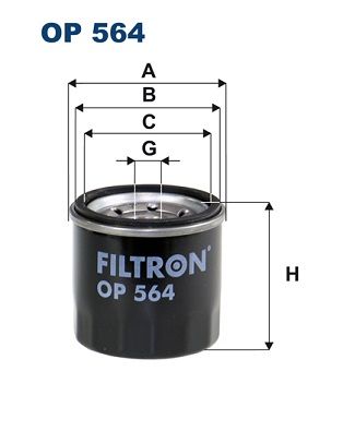 Масляный фильтр FILTRON OP564