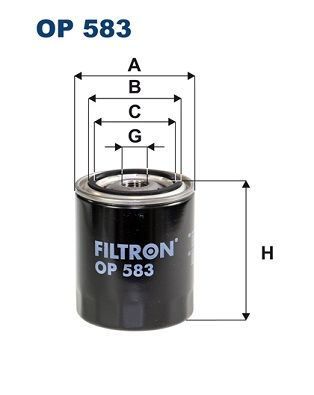 Масляный фильтр FILTRON OP583