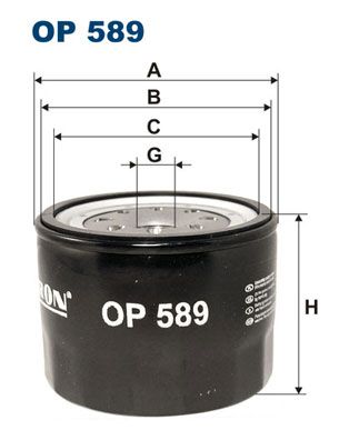 Масляный фильтр FILTRON OP589