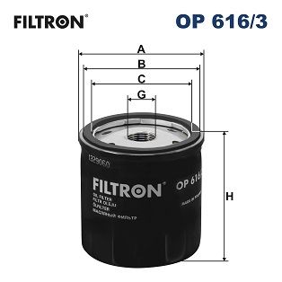 Масляный фильтр FILTRON OP6163