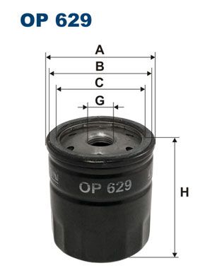Масляный фильтр FILTRON OP629