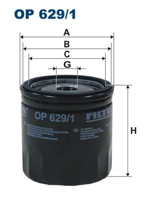 Масляный фильтр FILTRON OP6291