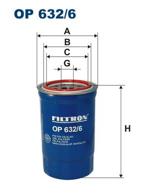 Масляный фильтр FILTRON OP6326