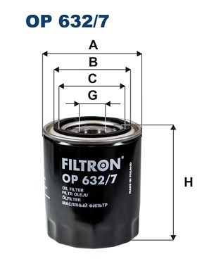 Масляный фильтр FILTRON OP6327