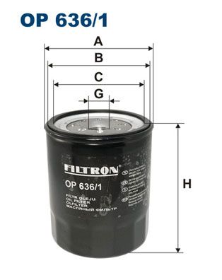 Масляный фильтр FILTRON OP6361