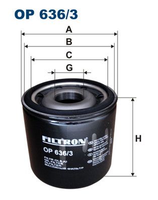 Масляный фильтр FILTRON OP6363