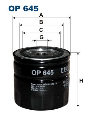 Масляный фильтр FILTRON OP645