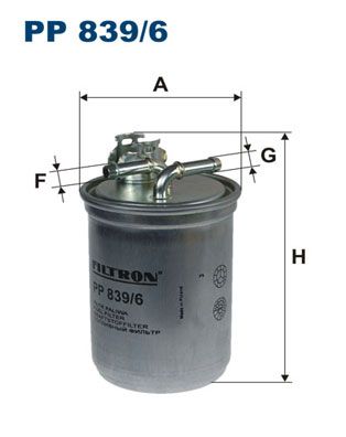 Топливный фильтр FILTRON PP8396