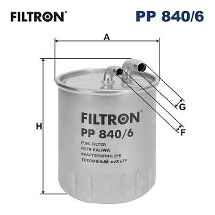 Топливный фильтр FILTRON PP8406