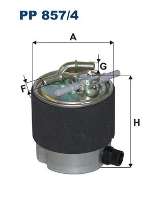 Топливный фильтр FILTRON PP8574