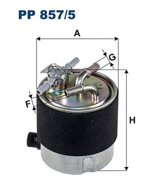 Топливный фильтр FILTRON PP8575