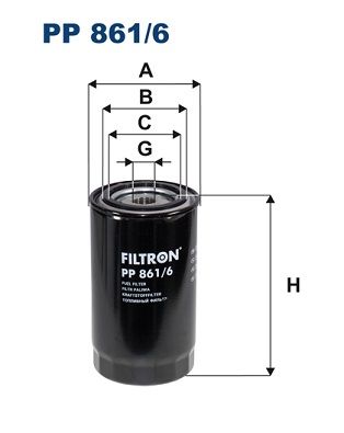 Топливный фильтр FILTRON PP8616