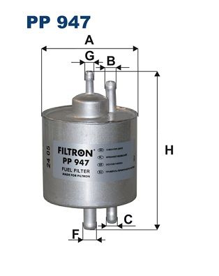 Топливный фильтр FILTRON PP947