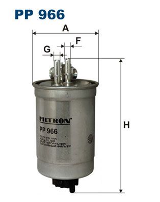 Топливный фильтр FILTRON PP966