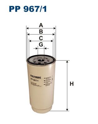 Топливный фильтр FILTRON PP9671