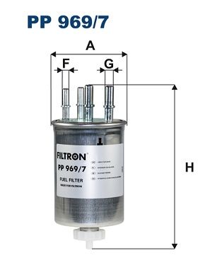 Топливный фильтр FILTRON PP9697