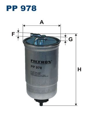 Топливный фильтр FILTRON PP978