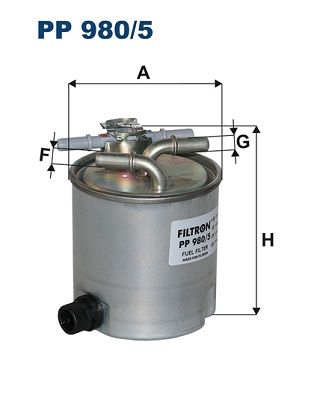 Топливный фильтр FILTRON PP9805